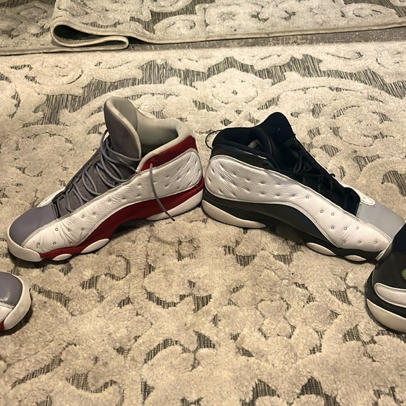 Jordan retro 13s. good condition OG Chicago/Barons. 150 a piece or 225 for both.